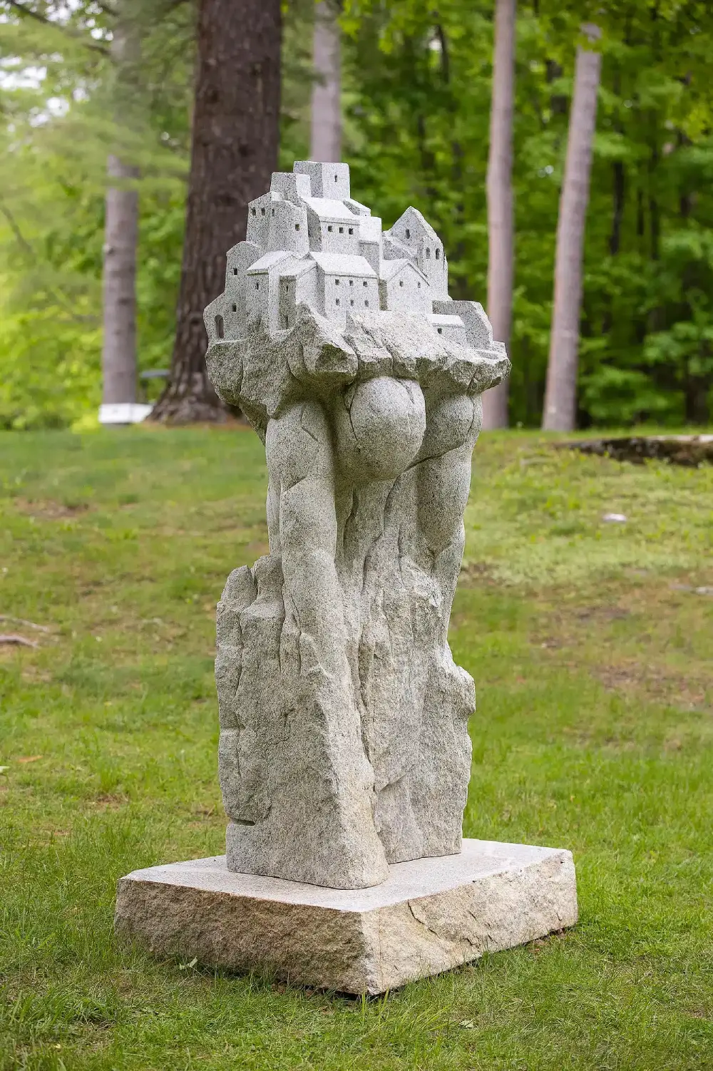 David Adilman and Thomas Berger, Burdened Man, Photo by Eric Limon